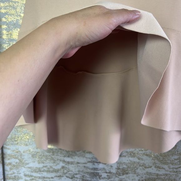 BCBG MaxAzria Natural Evelyn High-Low Flare Skirt Size M - Picture 7 of 16